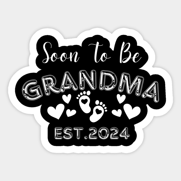 Soon To Be Grandma est 2024 Sticker by undrbolink